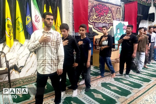 عشق حسینی در مدارس اسلام آباد غرب 