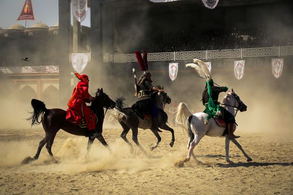 مراسم تعزیه‌خوانی در امامزاده شاه‌کرم اصفهان