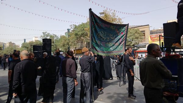 عزاداری زائران حضرت رضا (ع) 