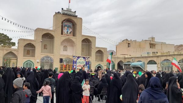 جشن بهار انقلاب در راهپیمایی ۲۲ بهمن در تفت