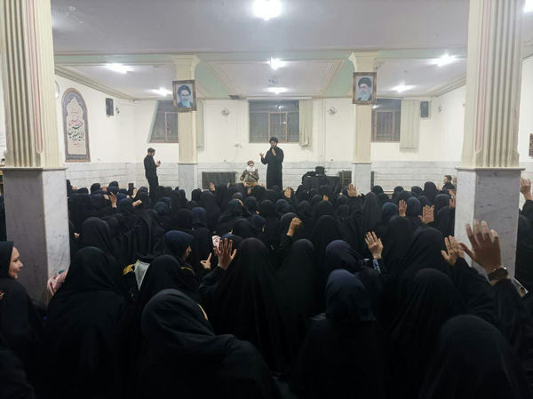 مراسم عزاداری ام ابیها(س) در دبیرستان محدثه قم