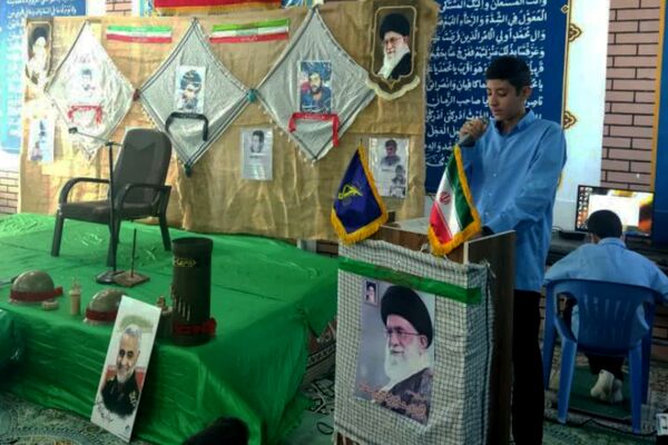 مراسم یادواره شهدا در آموزشگاه امین شهید بکائی