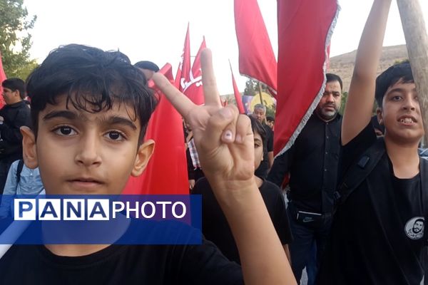 مراسم راهپیمایی جاماندگان اربعین حسینی در شیراز