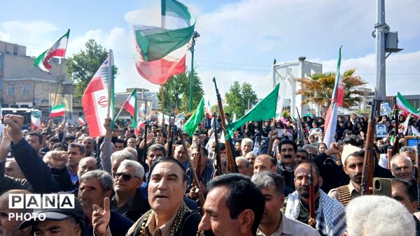 رزمایش باشکوه «جانفدا برای ایران امام‌رضایی» در شهرستان کوهدشت 
