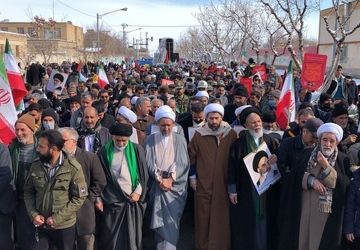 حضور مردم منطقه رضویه در راهپیمایی 22بهمن