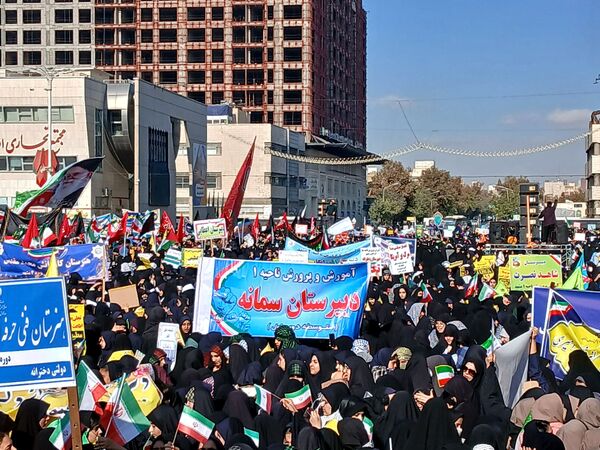 راهپیمایی 13آبان‌ در مشهدمقدس