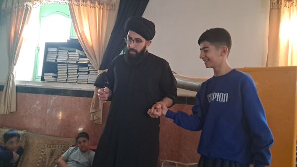 مراسم اعتکاف پسران در مسجد موسی بن جعفر آشخانه 