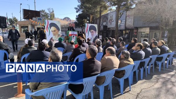 تجدید میثاق با شهدا در گناباد