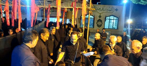 عزاداری ابا عبدالله الحسین (ع)  در امامزاده سید عباس در بجنورد 