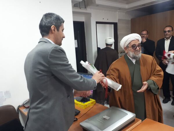 دیدار فرماندار شهرستان سملقان با رئیس بنیاد شهید به‌مناسبت گرامیداشت روز شهدا
