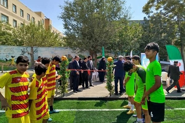 افتتاح زمین چمن مصنوعی در ناحیه دو شهرری 