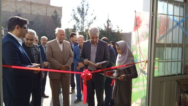 آیین افتتاح پایگاه نهضت سواد آموزی در دبستان شهید نجفی فدافن