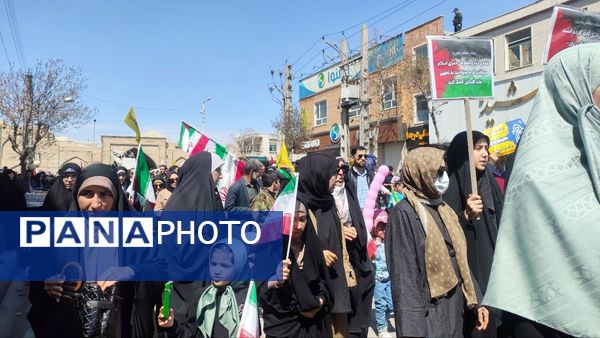 حماسه آفرینی مردم اراک در روز قدس