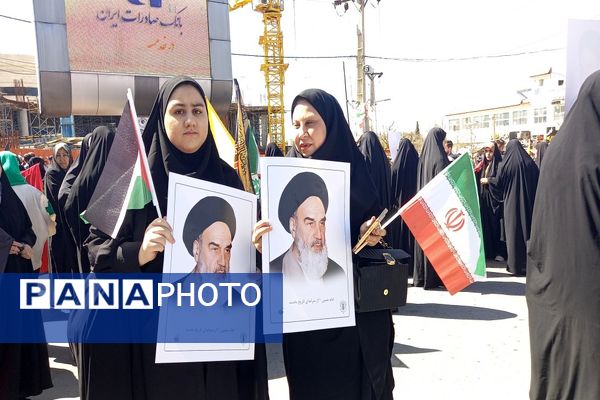 حضور پرشور مردم یاسوج در راهپیمایی روز قدس