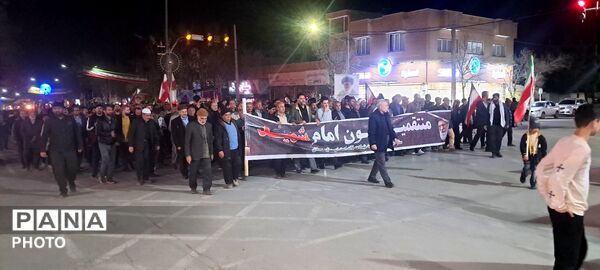 جلوه هایی از حضور باشکوه مردم آشخانه در راهپیمایی