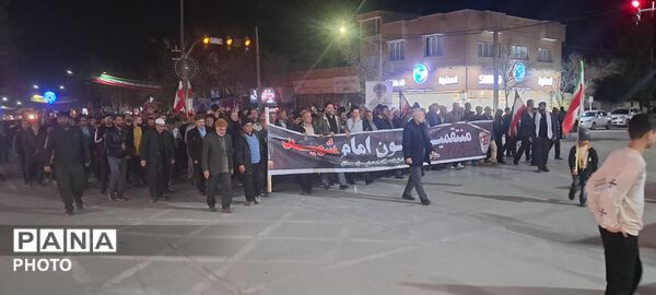جلوه هایی از حضور باشکوه مردم آشخانه در راهپیمایی