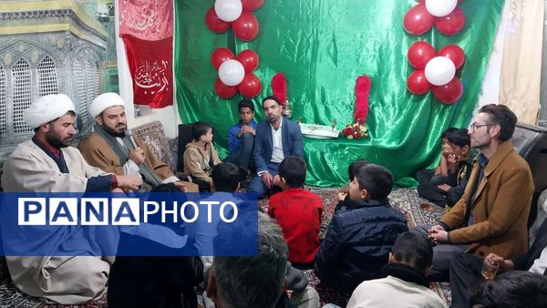 جشن میلاد طفل شش ماهه کربلا در هیئت علی‌اصغری فداف