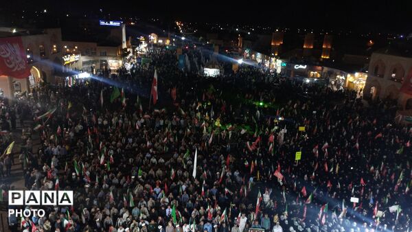 مردمان قنات قنوت قناعت در حسینه بزرگ ایران حماسه آفریدند 