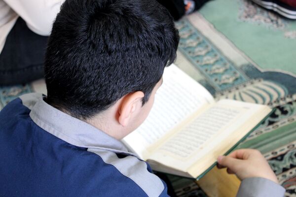 محفل قرآنی دانش آموزان در گلوگاه
