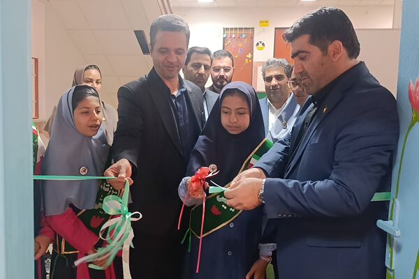آیین افتتاحیه اتاق بازی و یادگیری در دبستان نیایش شهرستان قدس