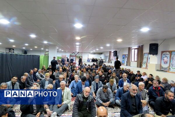 مراسم شهادت رئیس جمهور شهید سید ابراهیم رئیسی در شهر درق 