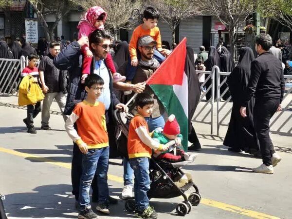 راهپیمایی روز قدس در میدان بیت المقدس