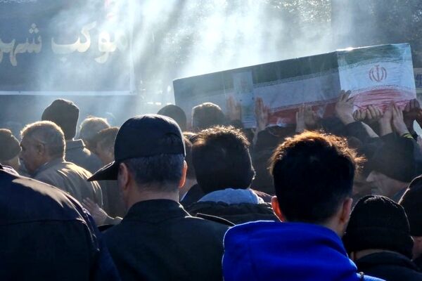 تشییع پیکر شهید ابوالفضل عرب در شهرستان گالیکش