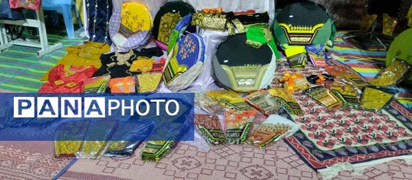 نمایشگاه دستاوردهای بانوان شهر شمیل بندرعباس