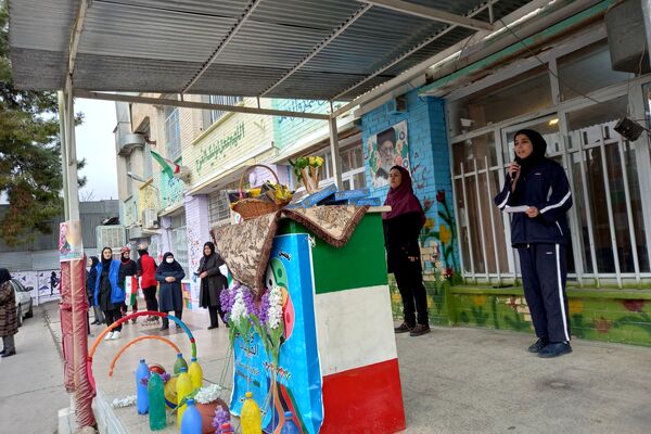 المپیاد ورزشی درون مدرسه‌ای در دبیرستان شاهد فیض ناحیه ۳ شیراز