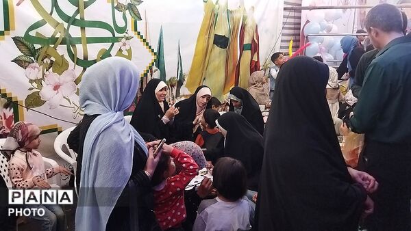 گذری بر موکب های آستان مقدس فضل ابن شاذان و تکیه ابوالفضلی نیشابور در راهپیمایی کیلومتری عید غدیر خم 