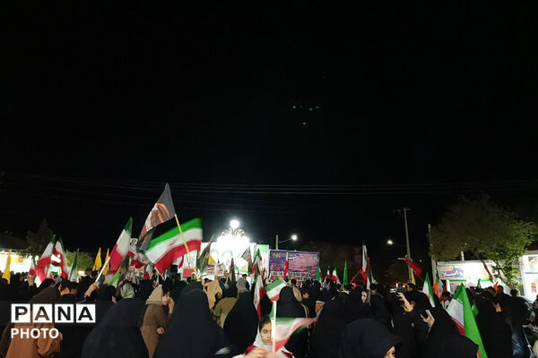 حضور شهروندان شهرستان مانه در اجتماعات شبانه 