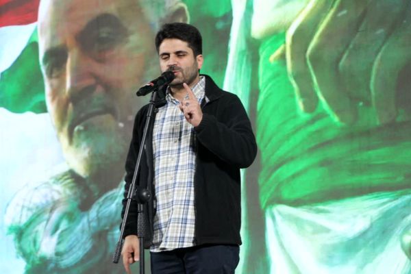 مراسم قرار هشتم و سالگرد حاج قاسم در یزد 