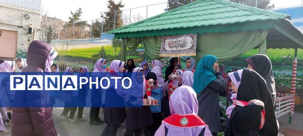 برپایی موکب حضرت رقیه(س) در دبستان شاهد تحقیقی ناحیه۶