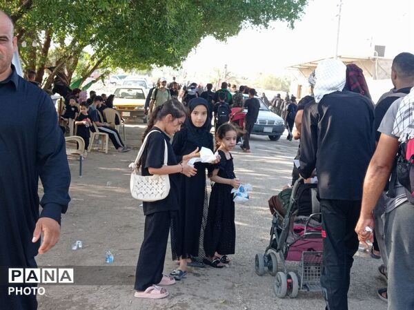 آیینِ کوچکِ مهمان‌نوازی در مسیرِ بی‌پایانِ نجف به کربلا