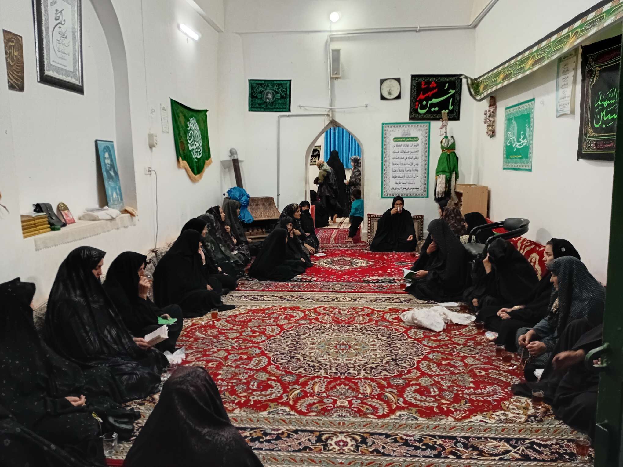 مراسم سوگواری شب اربعین در خلیل آباد