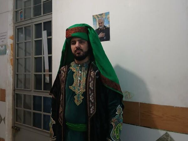 مراسم تعزیه خوانی شهادت حضرت عباس(ع) توسط ذاکرین دهستان شوراب صغیر