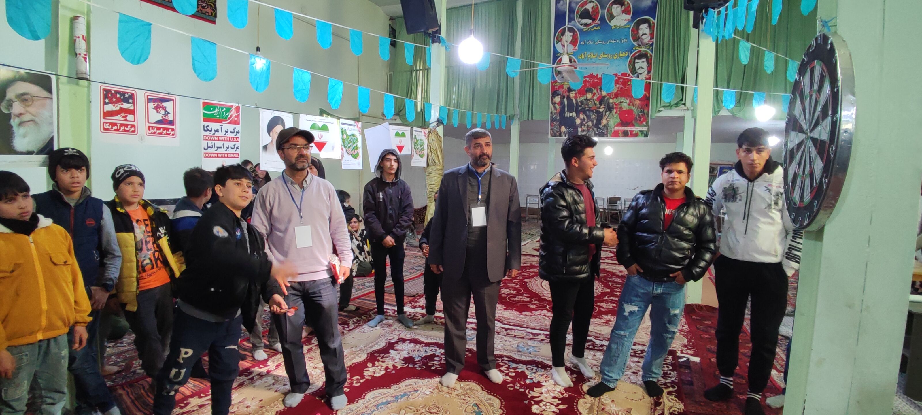 برگزاری مسابقات دارت در جشن بزرگ ۲۲بهمن در روستای اسلام آباد شیروان 