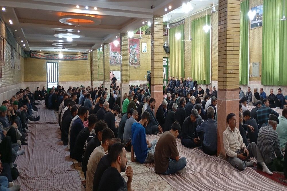 مراسم عزاداری امام رضا علیه السلام در حسینیه شهر بار نیشابور