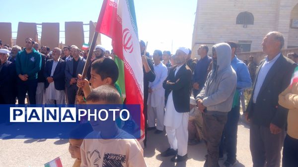 حضور مردم روستای براباد در راهپیمایی روز جهانی قدس