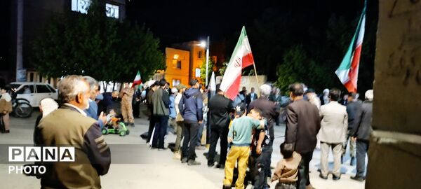 تجدید پیمان مردمان کوی یکن آباد با ایران جان