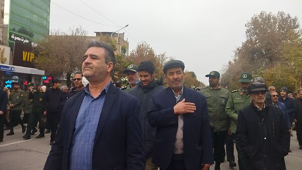 تشییع شهید گمنام در نیشابور 