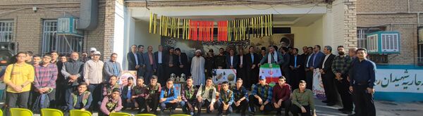 صبحگاهی با یاد شهدا در مشهد