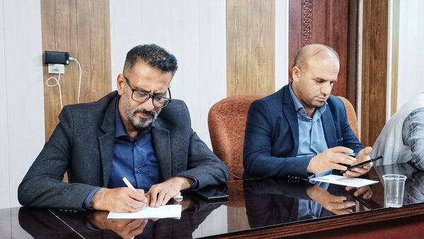 نشست خبری رئیس آموزش و پرورش شهرستان مارگون به‌مناسبت هفته معلم