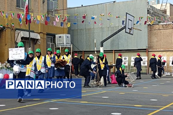 مانور مهارت‌های تشکیلاتی پیشتازان هم‌دل، همفکر و همکار در شیراز