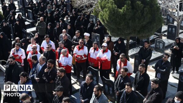 تشییع پیکر بسیجی آسمانی «امیر وجیهی‌نیا»