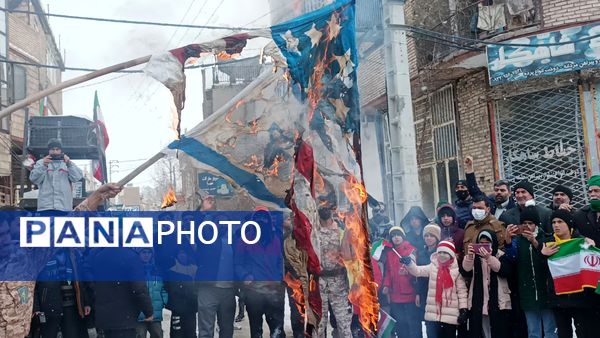 راهپیمایی ۲۲بهمن در شهر بار 