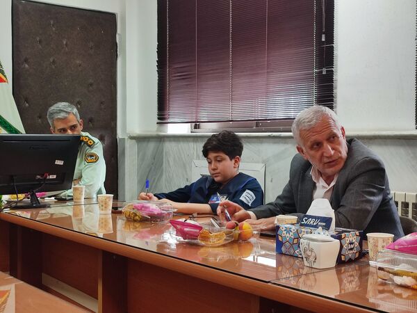 تجلیل از خبرنگاران پانا توسط فرماندهی انتظامی قائمشهر