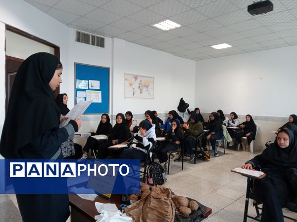 پویش تسبیح در دبیرستان فرهنگ کاشمر