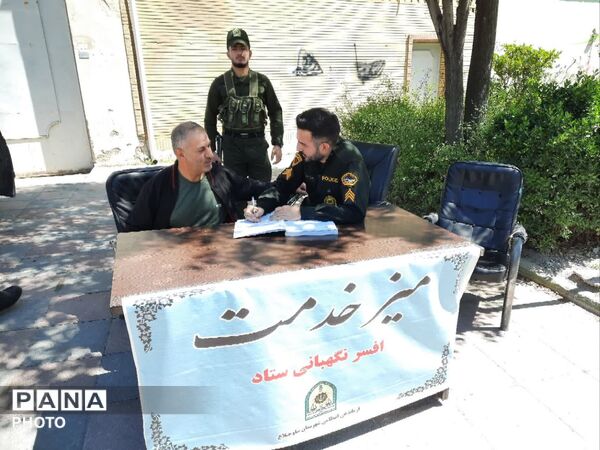 راه‌اندازی میز خدمت نیروی انتظامی شهرستان ساوجبلاغ