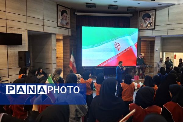 اردوی یک روزه دبیرستان امام خامنه‌ای در موسسه فرهنگی ورزشی ایثار 